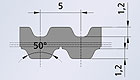 Полиуретановые зубчатые приводные ремни AT5-DL, AT5-DL-PAZ