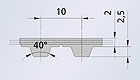 Полиуретановые зубчатые приводные ремни T10, T10-FA, T10-E, T10-PAZ