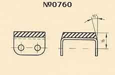 Полимерные блоки 0760 для транспортерных цепей