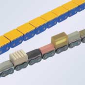 Транспортерные роликовые цепи с полимерными блоками