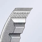 Узкий клиновой ремень XPZ 962 BANDO 9.7x8x975