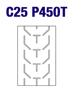 Шевронная конвейерная лента C25 P450T Шевронная конвейерная лента C25 P450T