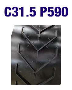Шевронная конвейерная лента C31.5 P590