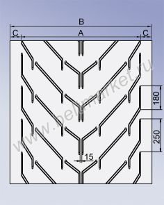 Шевронная конвейерная лента AH101, AH112