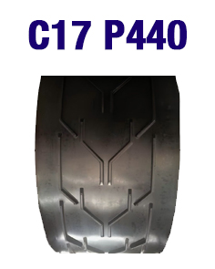 Шевронная конвейерная лента C17 P440