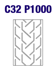 Шевронная конвейерная лента C32 P1000