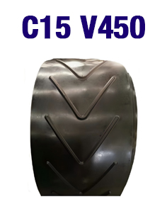 Шевронная конвейерная лента C15 V450