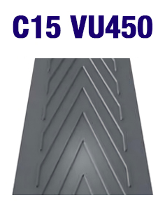 Шевронная конвейерная лента C15 VU450