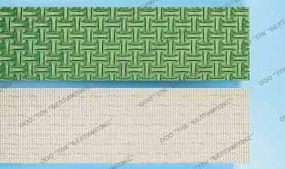 Конвейерная лента PVC 2P, Т2.4, GREEN LATTICE